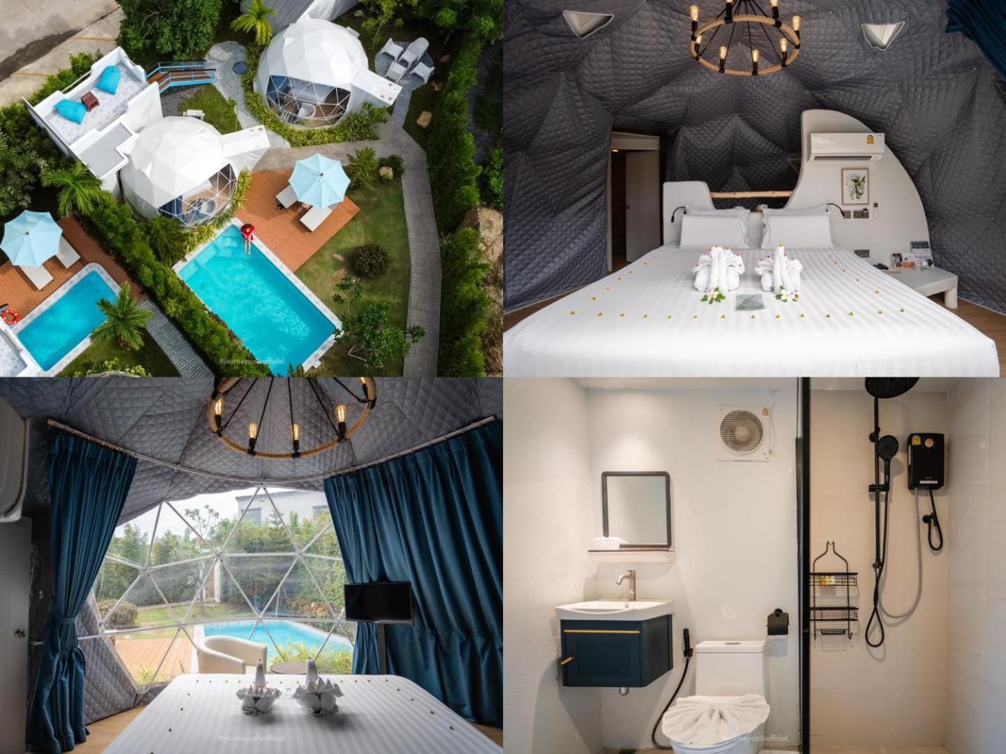 Le Resort And Villas Rawai Exterior foto The interior of a bubble hotel